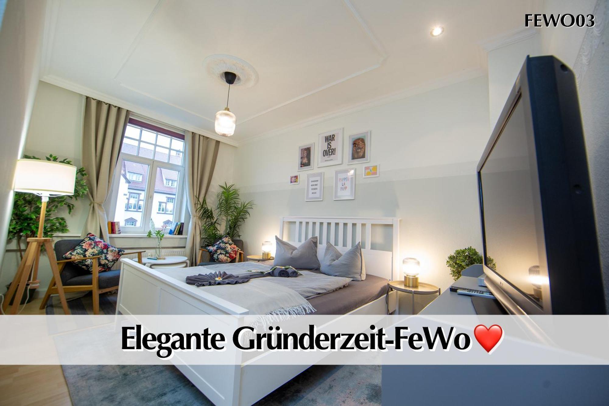 12 Fewos Im Jugendstilhaus Mit Aufzug, Terrasse, Kingsize-Bett, Smart-Tv, Etc Erfurt Buitenkant foto