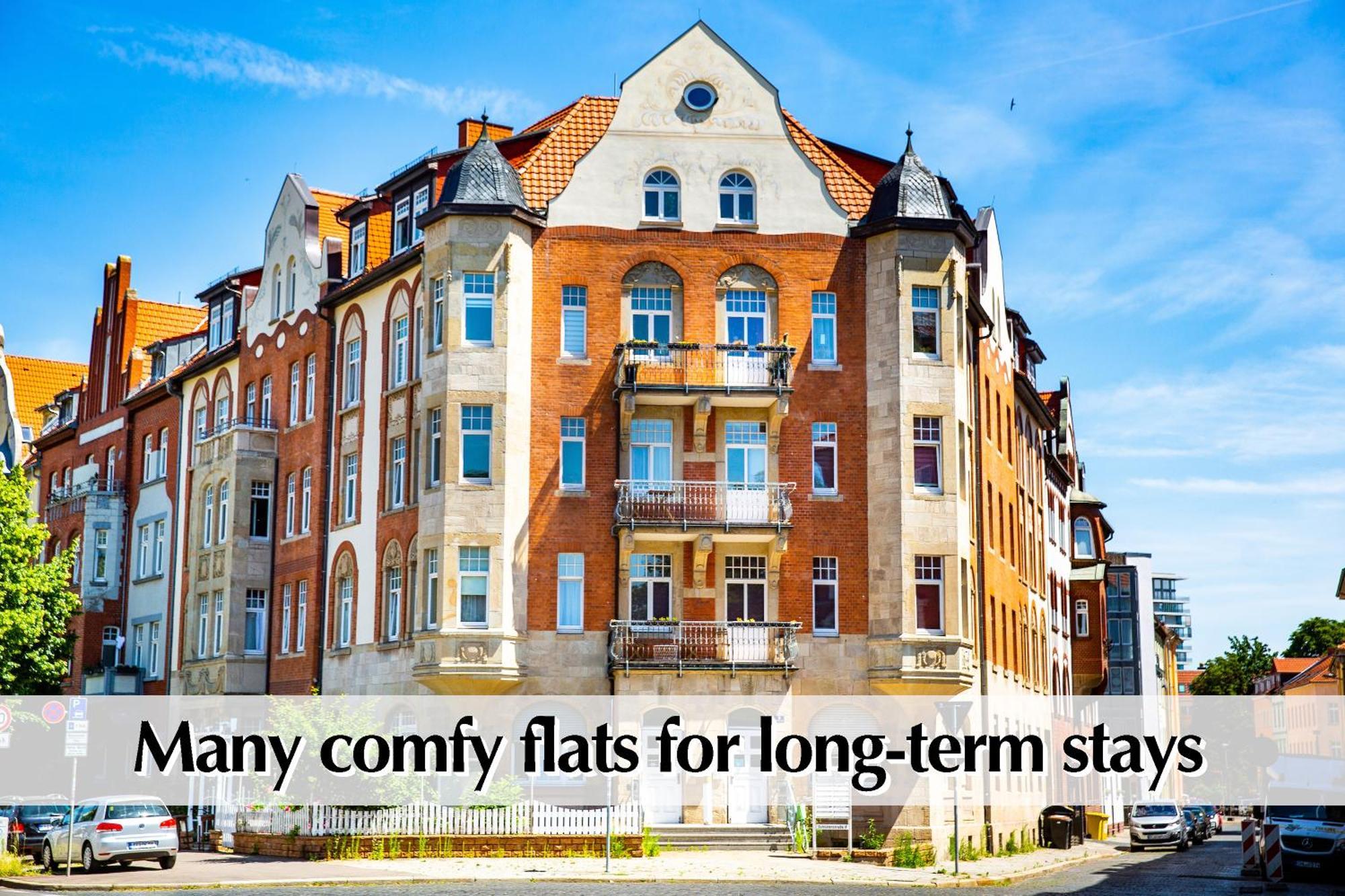 12 Fewos Im Jugendstilhaus Mit Aufzug, Terrasse, Kingsize-Bett, Smart-Tv, Etc Erfurt Kamer foto
