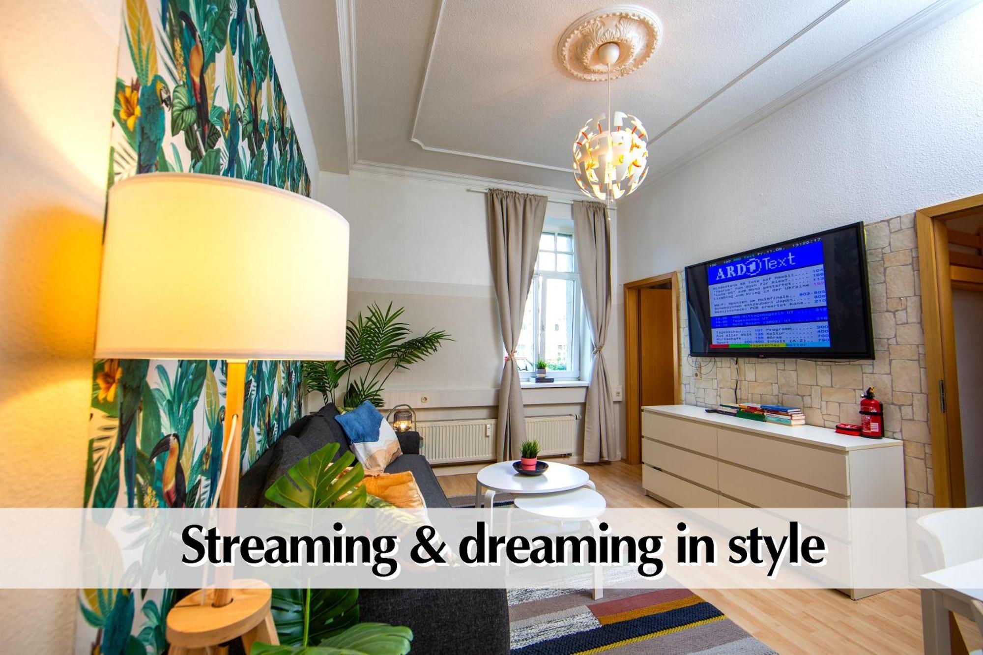 12 Fewos Im Jugendstilhaus Mit Aufzug, Terrasse, Kingsize-Bett, Smart-Tv, Etc Erfurt Kamer foto