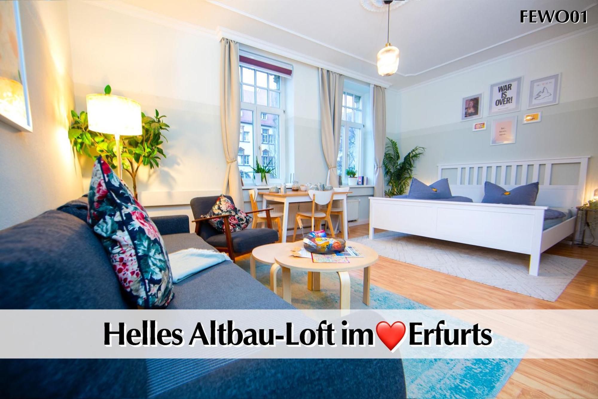 12 Fewos Im Jugendstilhaus Mit Aufzug, Terrasse, Kingsize-Bett, Smart-Tv, Etc Erfurt Buitenkant foto